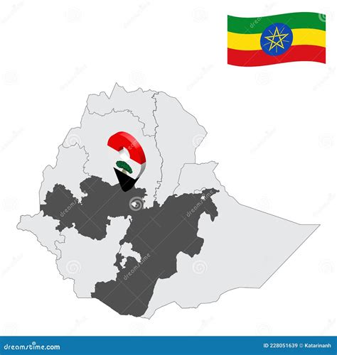 Oromia Region Map Vector | CartoonDealer.com #139526966