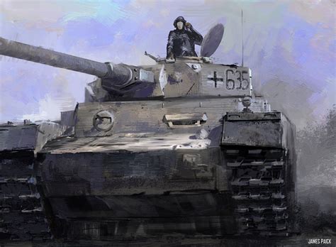 ArtStation - WW2 Series Tank - Step by Step Process, James Paick