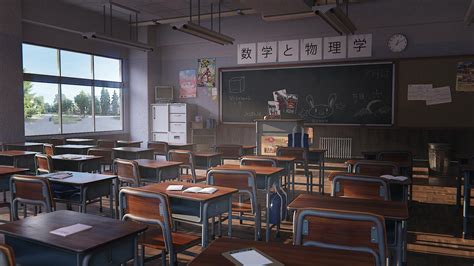 Anime Classroom Wallpapers - Top Free Anime Classroom Backgrounds ...