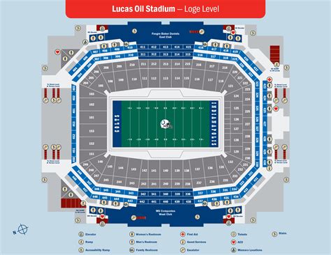 Lucas Oil Stadium Map - Campus Map