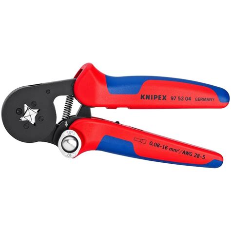 KNIPEX 7-in Round Jaw Crimping Pliers in the Pliers department at Lowes.com