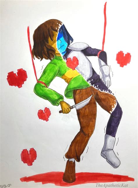 deltarune drawing series 1/5 - kris by TheApatheticKat on DeviantArt