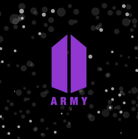 BTS Army Logo Mixed Media by Angel PurpleTete - Fine Art America