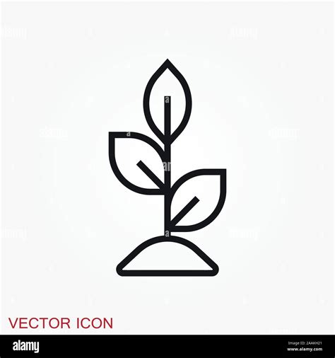 Garden icon isolated on background. Gardening symbol Stock Vector Image ...