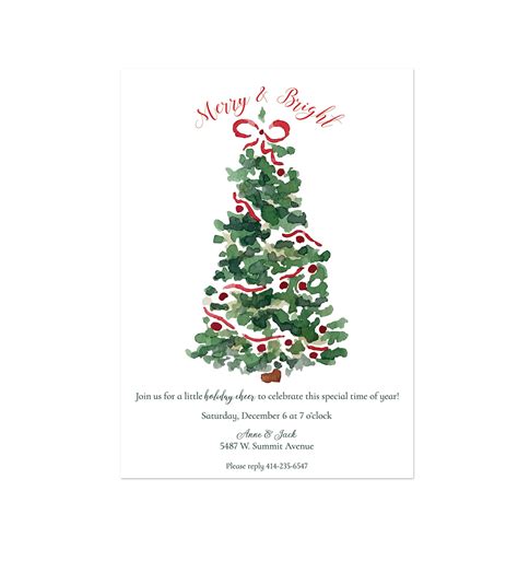 Christmas Cocktail Party Invitation, Holiday Cocktail Party Invitation ...