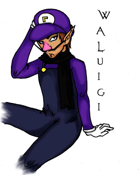 Waluigi FanArt by WolfessNatasha on DeviantArt