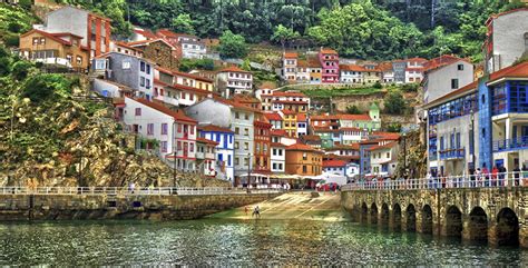 Pictures Spain Asturias, Cudillero, Bay of Biscay Cove Coast Cities