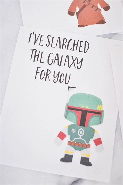 Star Wars Valentine's Day Cards - Part 3 - Our Handcrafted Life | Star ...