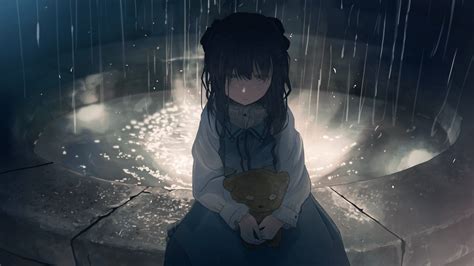 Anime Girl Sad Rain Wallpapers - Top Free Anime Girl Sad Rain ...