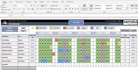 Free Payroll Excel Template | Employee Payroll Spreadsheet