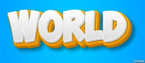 World Text Effect and Logo Design Word