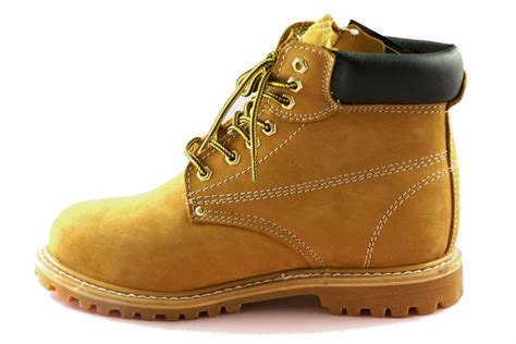 Townforst® Steel Toe Men's Slip Resistant Work Safety Boot Camel