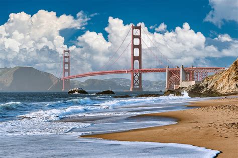 Baker Beach in San Francisco - Relax at the Feet of Serpentine Cliffs ...