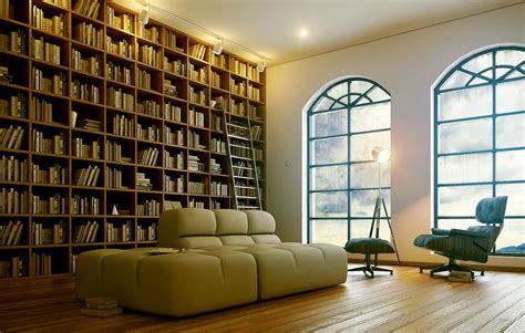 17 Functional Modern Home Library Designs For All Book Lovers