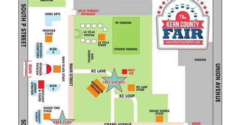 Kern County Fairgrounds Map | Cities And Towns Map