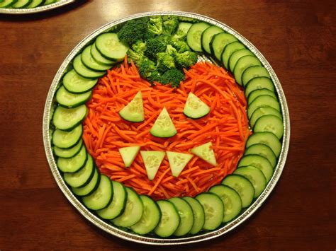 halloween veggie tray