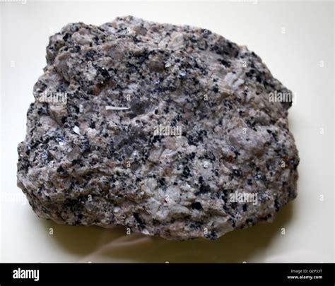 A piece of Granite. A common type of intrusive, felsic, igneous rock ...