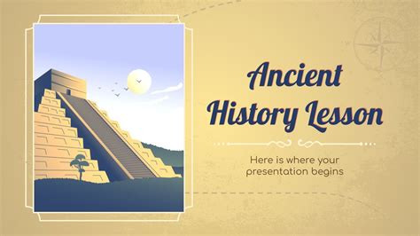 Ancient History Lesson Google Slides & PowerPoint template