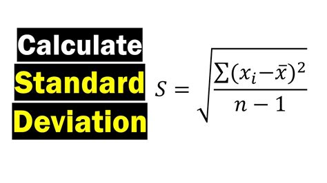 How To Calculate The Standard Deviation - Clearly Explained! - YouTube