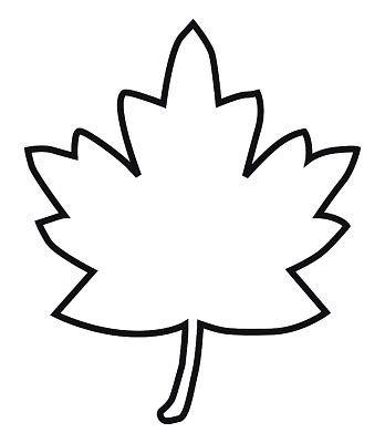 Leaf Outline - ClipArt Best