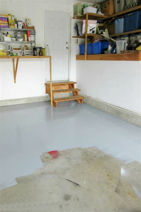 How to Paint a Garage Floor - Clean and Scentsible