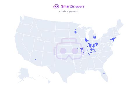 Numbers of White Castle in United States | SmartScrapers