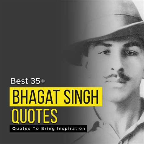 Best 35+ Bhagat Singh Quotes To Bring Inspiration | Quotesmasala