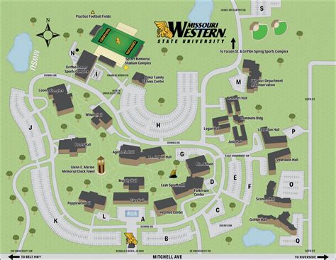 Missouri Western State University Campus Map – Map With States