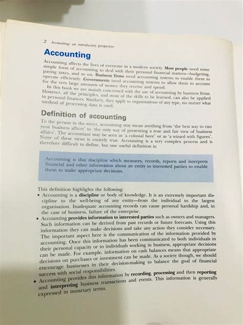 Accounting 101 Book, Hobbies & Toys, Books & Magazines, Textbooks on ...