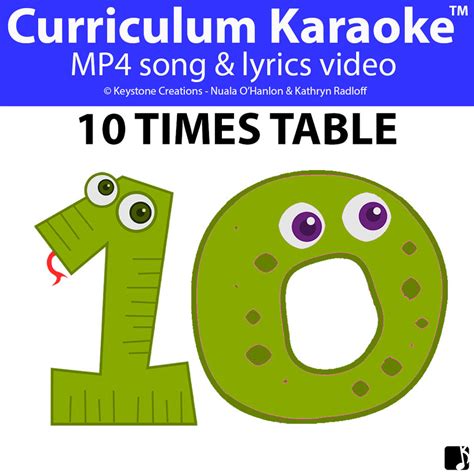 '10 TIMES TABLE' ~ Curriculum Song Video - Amped Up Learning