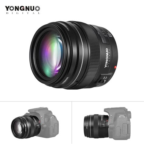 YONGNUO Medium Telephoto Prime Lens 100mm Fixed Focal Length Aperture F ...