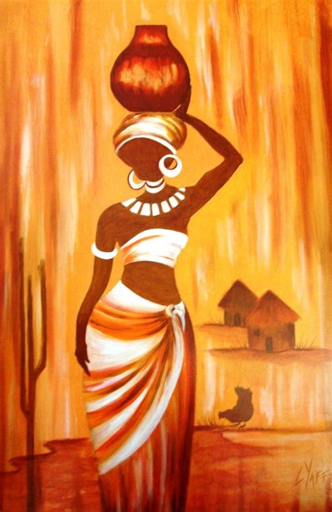 African Woman Original Oil Painting Available Directly From Artist ...