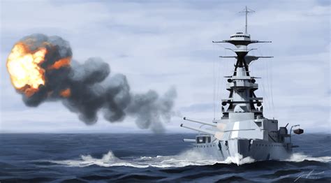 HMS Ramillies by Helgezone on DeviantArt