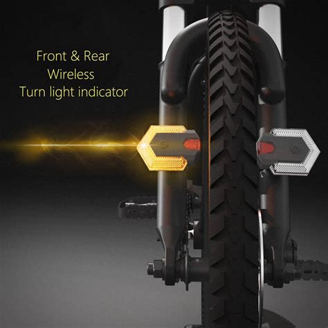 2X(Bike Turn Signals with Smart Wireless Remote Control Bike Tail ...