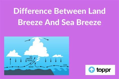 Difference Between Land Breeze And Sea Breeze in Tabular Form