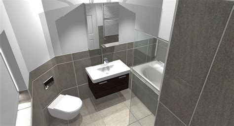 L shaped bathroom design - The floor plan gave us a great canvas to ...