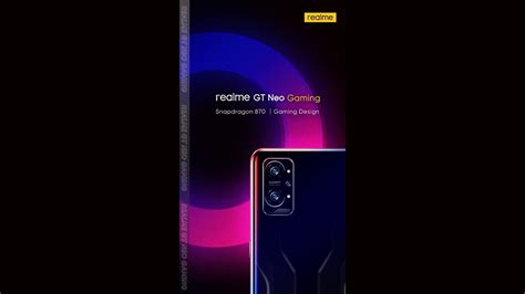 Realme GT Neo gaming leaked specifications, prices, and camera