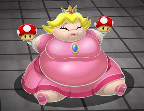 Fat Princess | Princess peach, Fat art, Peach mario