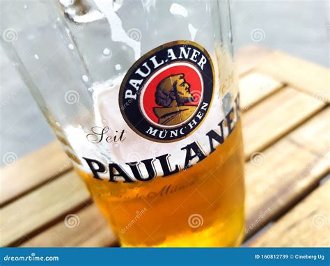 Paulaner beer editorial stock image. Image of brewer - 160812739