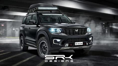 Mahindra Scorpio-N ‘Black Edition’ Digitally Imagined With Off-Road Mods