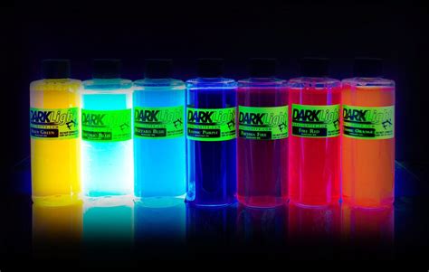 UV Blacklight Dye / Paint - Glowing Fluorescent Liquid - Darklight FX