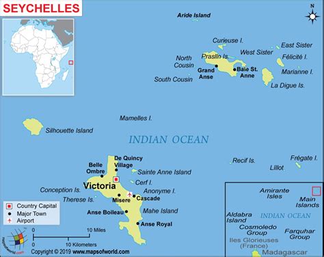 Seychelles Map | Map of Seychelles | Collection of Seychelles Maps