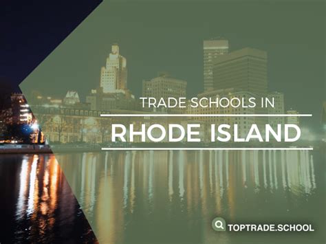 Rhode Island Trade Schools: Skilled Trade and Tech Programs in RI