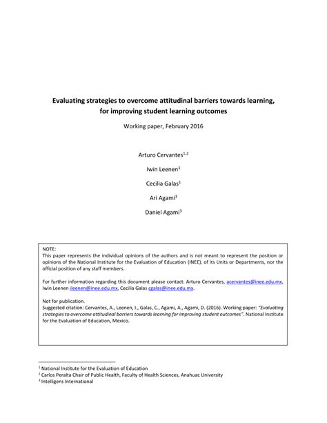 (PDF) Evaluating strategies to overcome attitudinal barriers towards ...