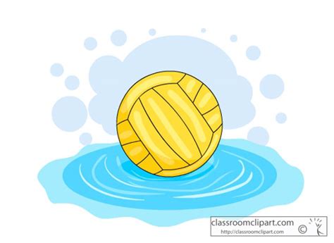 Water Sports Clipart- water_polo_ball_03 - Classroom Clipart