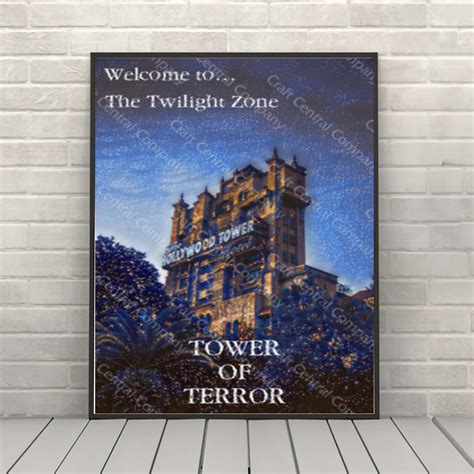 Tower of Terror Hollywood Studios Poster – CraftCentralCompany