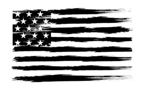 Premium Vector | Vector of the distressed american flag