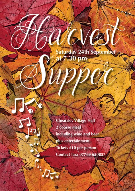 St Nicholas: Harvest Supper