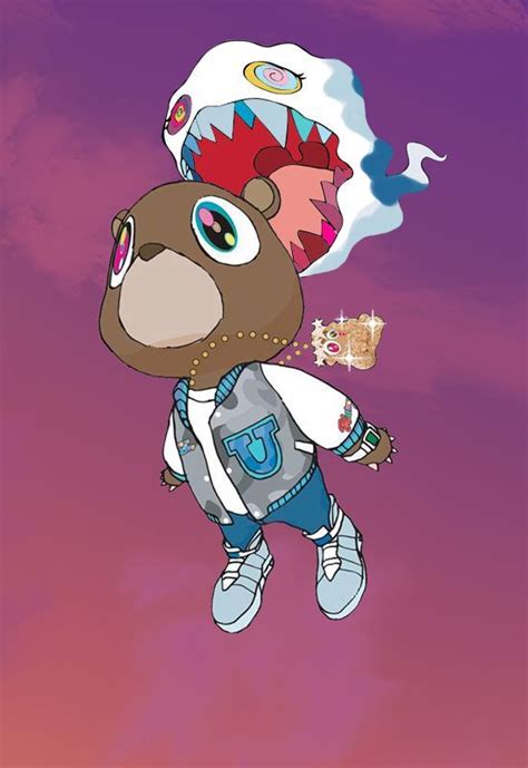 Graduation Bear Kanye West – Poster | Canvas Wall Art Print - John Sneaker