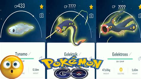 Tynamo evolution into Eelektrik and Eelektross in Pokemon GO ...